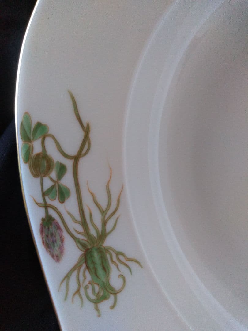 マイセン　フローラスーププレート23.5cm