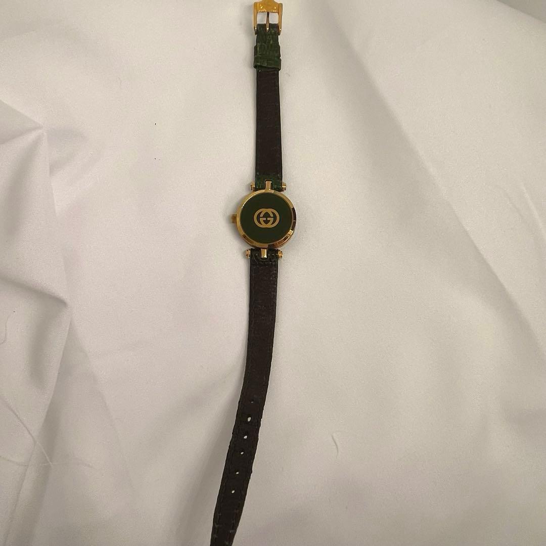 GUCCI グッチ シェリーライン ラメ文字盤 箱 保証書付き 稼働 美品