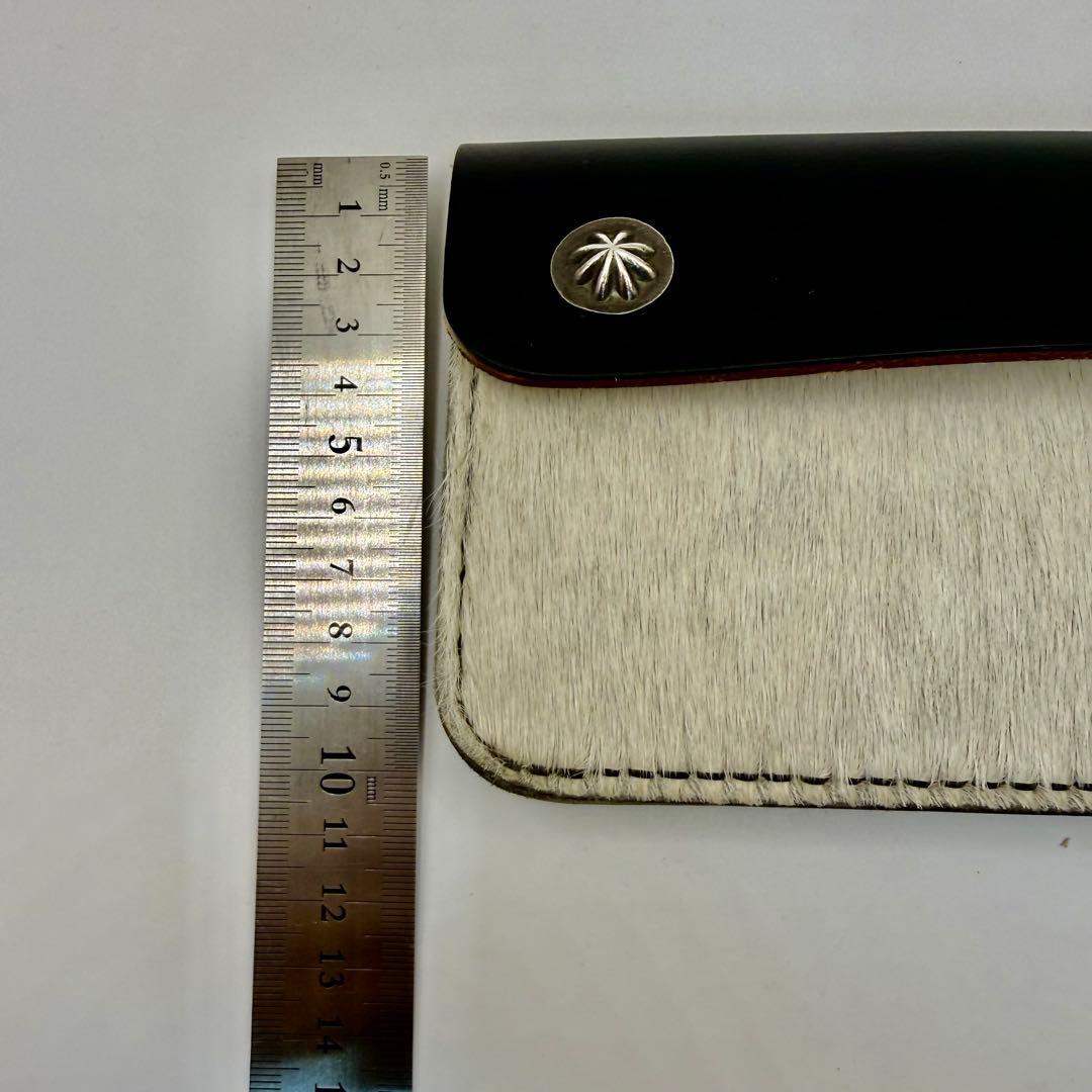 ギャラ付き　リンチシルバースミス　レザーウォレット　限定品ホワイトホース毛皮