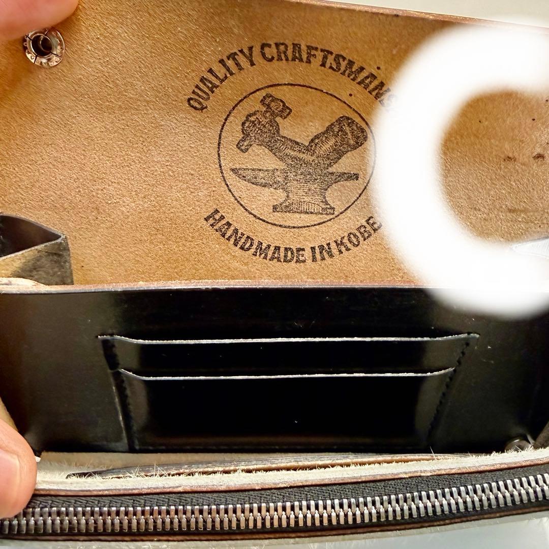 ギャラ付き　リンチシルバースミス　レザーウォレット　限定品ホワイトホース毛皮