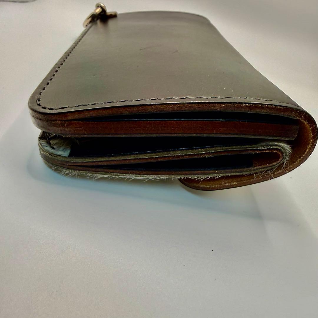 ギャラ付き　リンチシルバースミス　レザーウォレット　限定品ホワイトホース毛皮