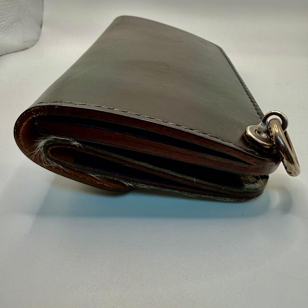 ギャラ付き　リンチシルバースミス　レザーウォレット　限定品ホワイトホース毛皮