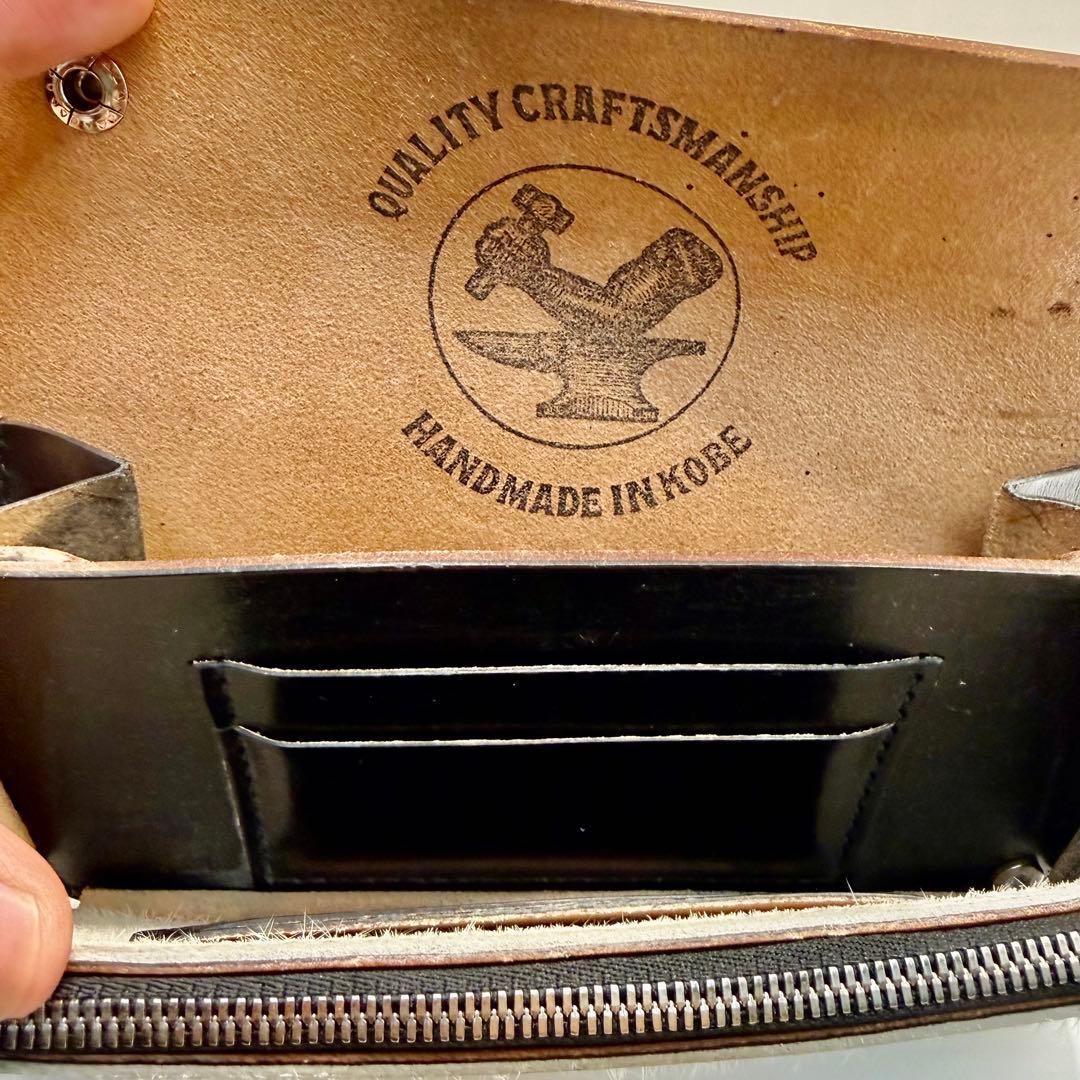 ギャラ付き　リンチシルバースミス　レザーウォレット　限定品ホワイトホース毛皮