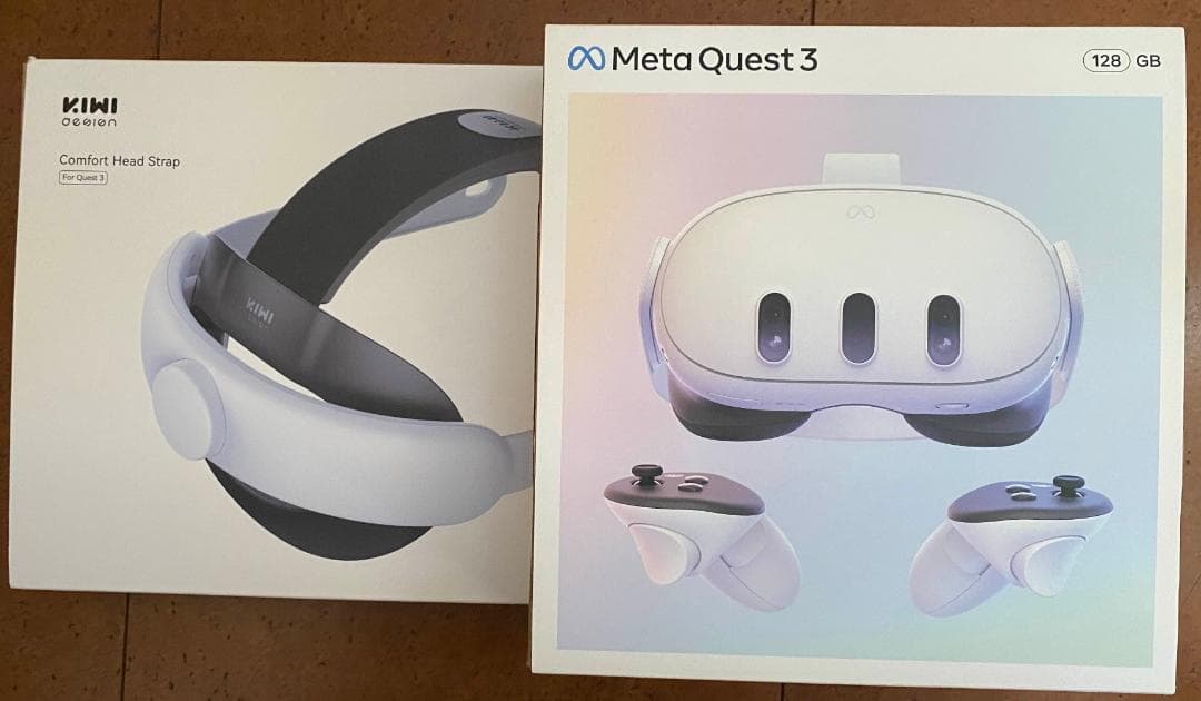  Quest 3 128GB KIWIdesign ヘッドストラップ付
