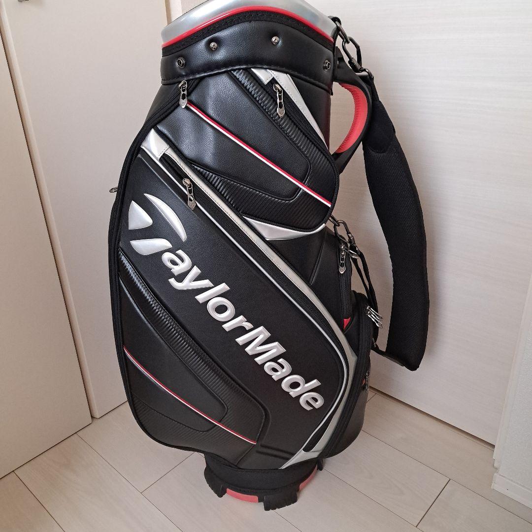 テーラーメイド ゴルフキャディバッグ 黒/赤