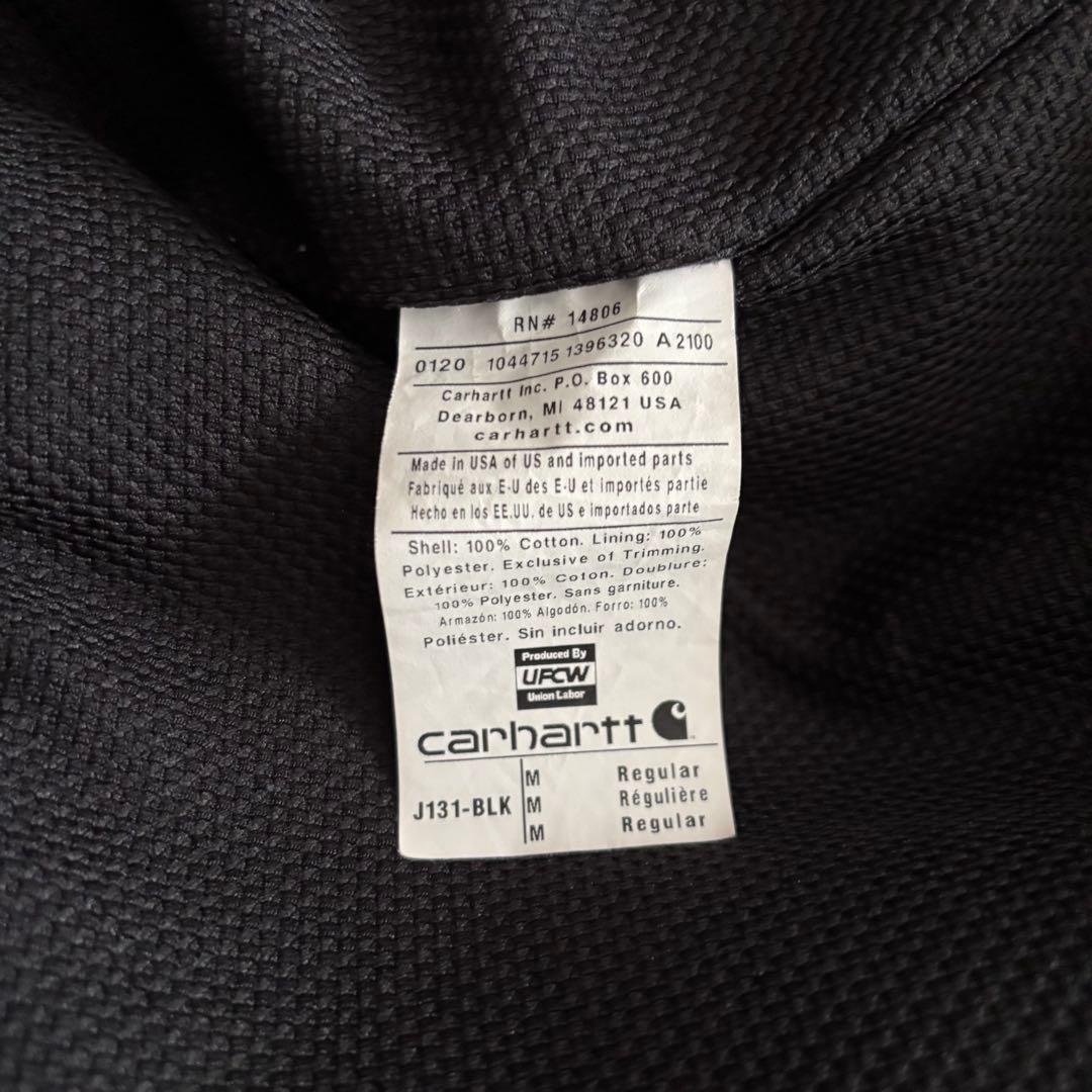 carhartt カーハートアクティブジャケット ブラック USA製 Mサイズ