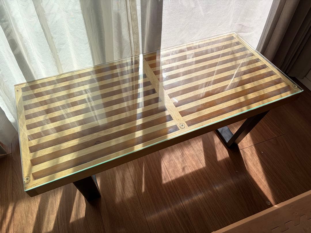 ジョージネルソン プラットフォームベンチ リプロダクト ガラス天板付