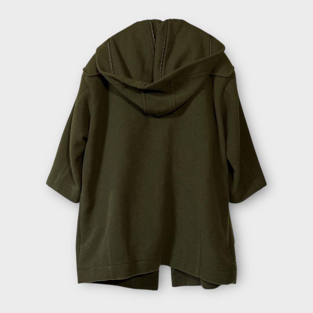 美品　メゾンドリーファー メルトンコクーンダッフルコート ライナー　カーキ