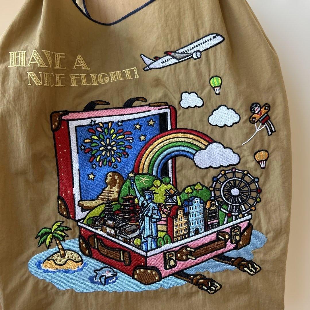 ボールアンドチェーン　JAL 日本航空　コラボ　バッグ　第一弾　ベージュ