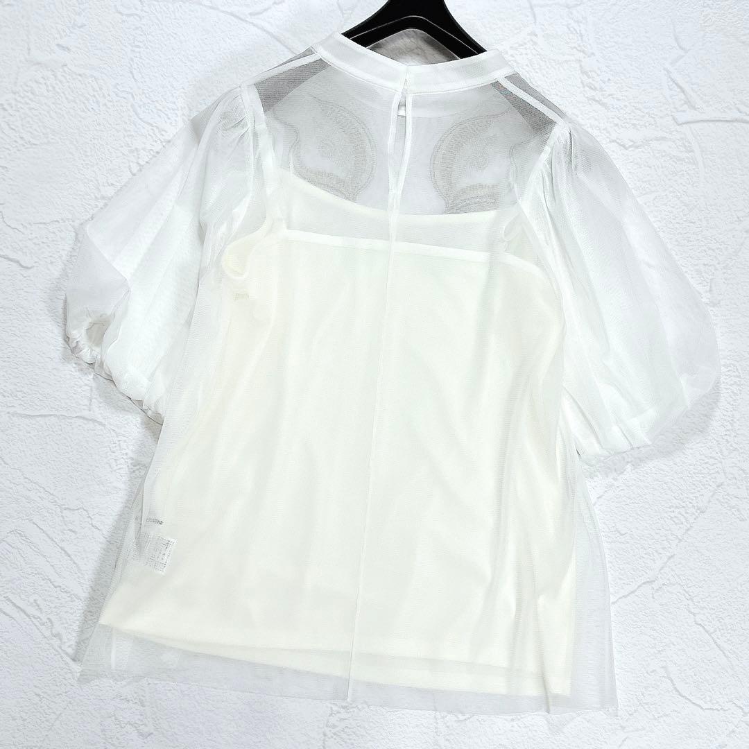 美品✨2025年 ヴィヴィアンタム ゴールドフィッシュエンブロイダリーブラウス