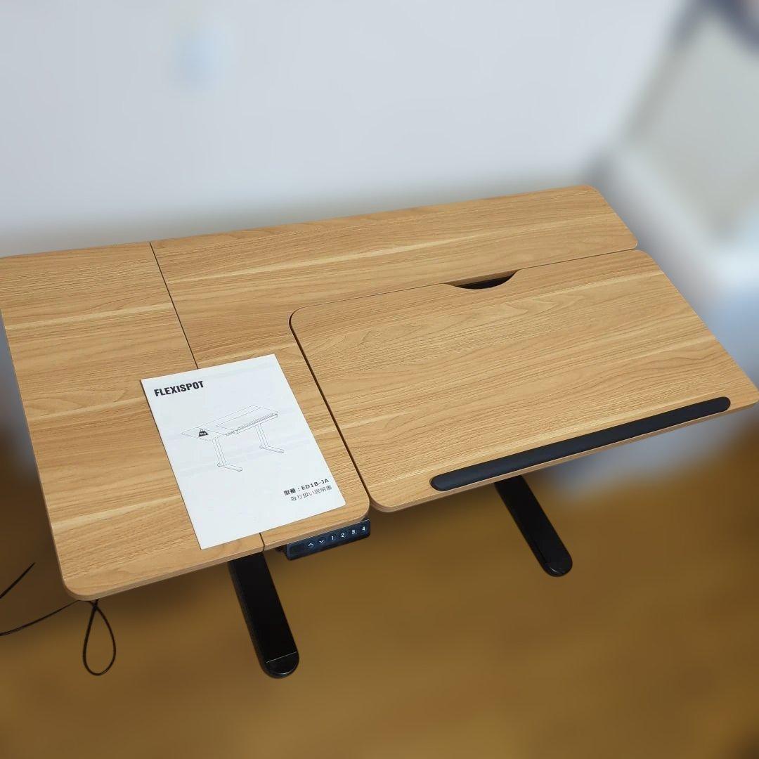 FLEXISPOT　ED1B昇降デスク 天板角度調整　スタンディング