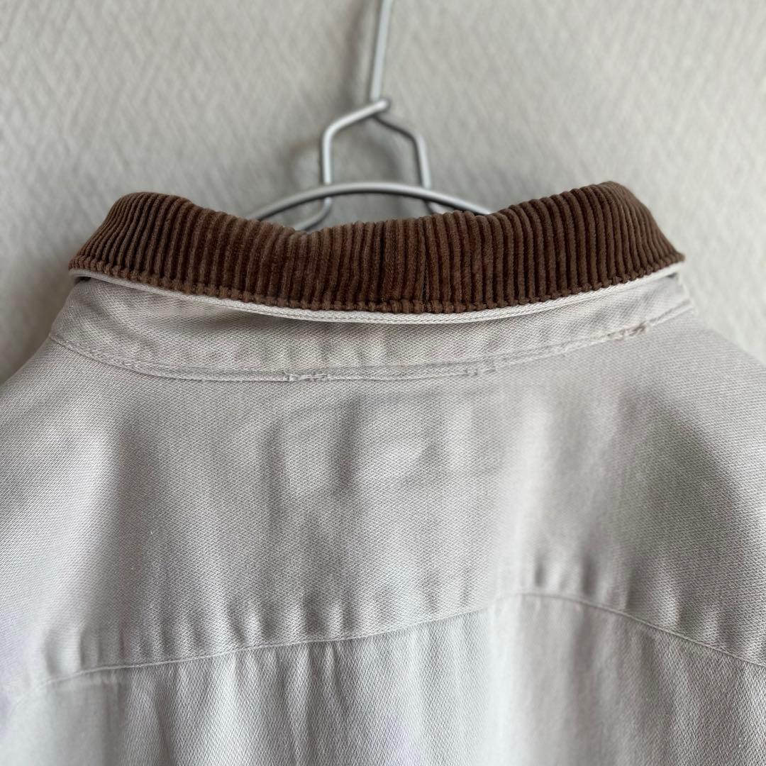 Carhartt ワークシャツ 襟 コーデュロイ シャツ カバーオール 古着