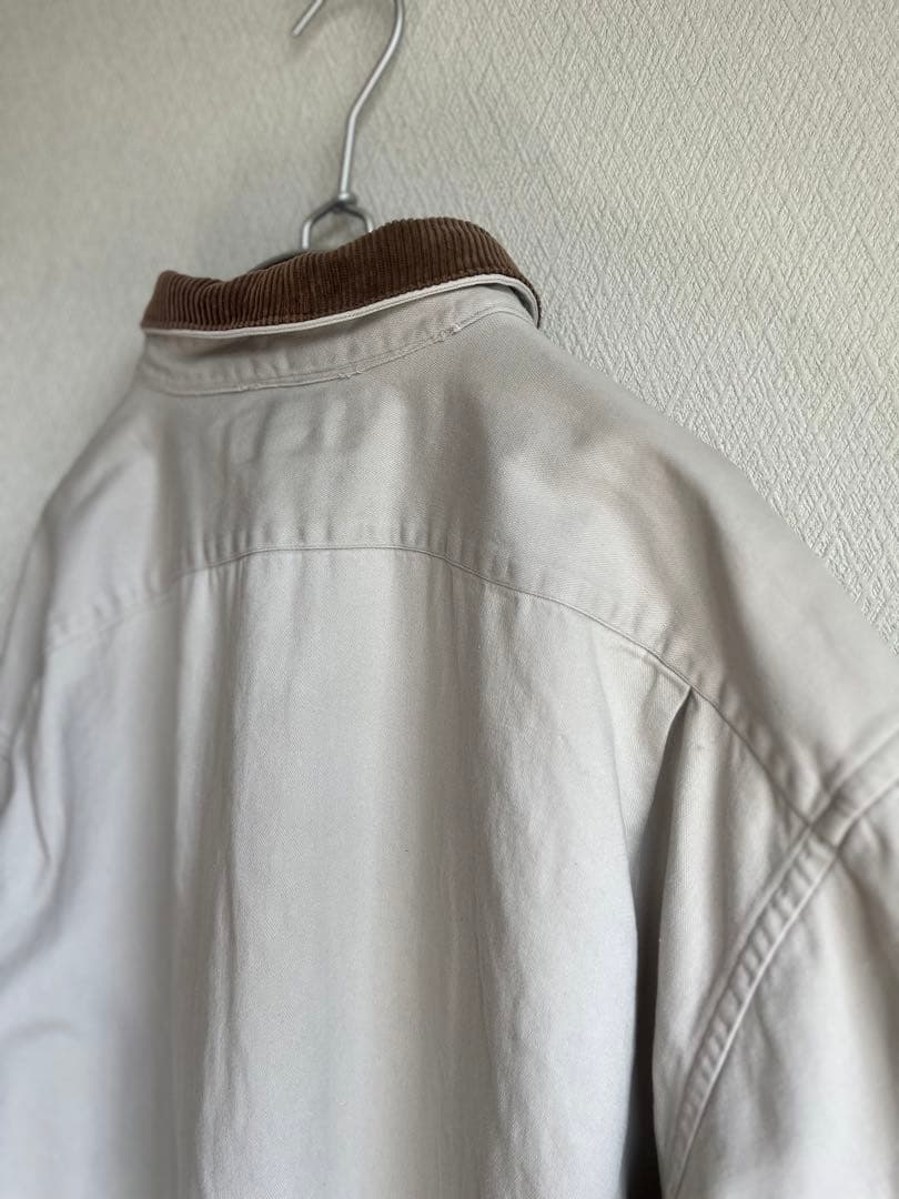 Carhartt ワークシャツ 襟 コーデュロイ シャツ カバーオール 古着