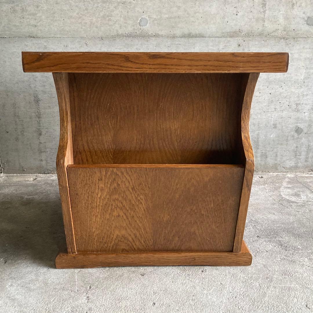 オランダ サイドテーブル チェスト ラック 棚 木製 オーク材 家具 レトロ