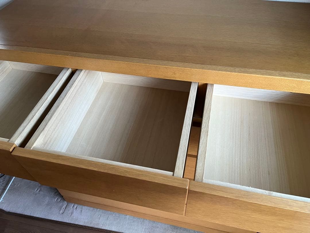 ＊美品＊ 天然木製(ナラ材) タンス