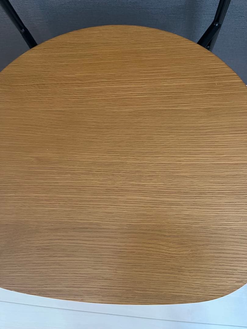 KANADEMONO ✨カナデモノ✨曲線プライウッドチェア美品/木材/アイアン①