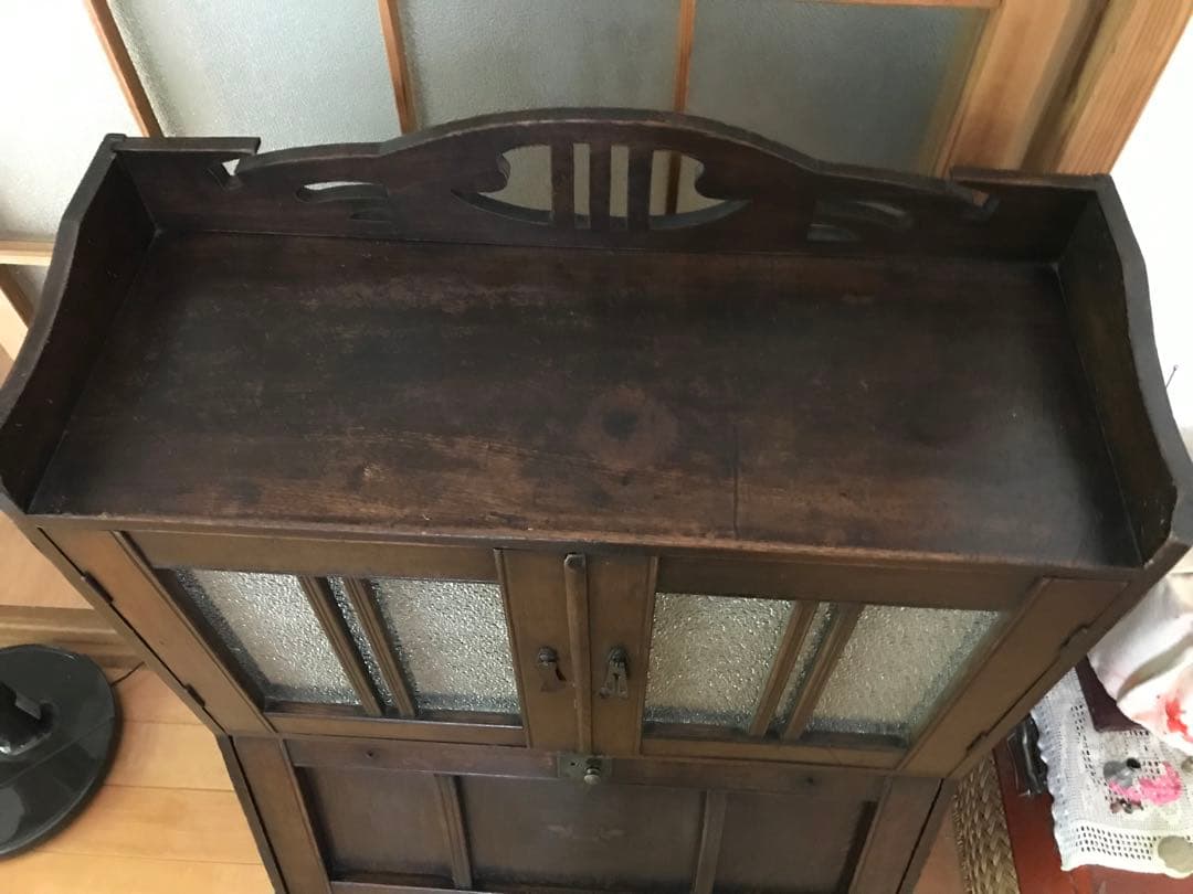 ながせ　文机　ライティングビューロー  大正　昭和　戦前　棚