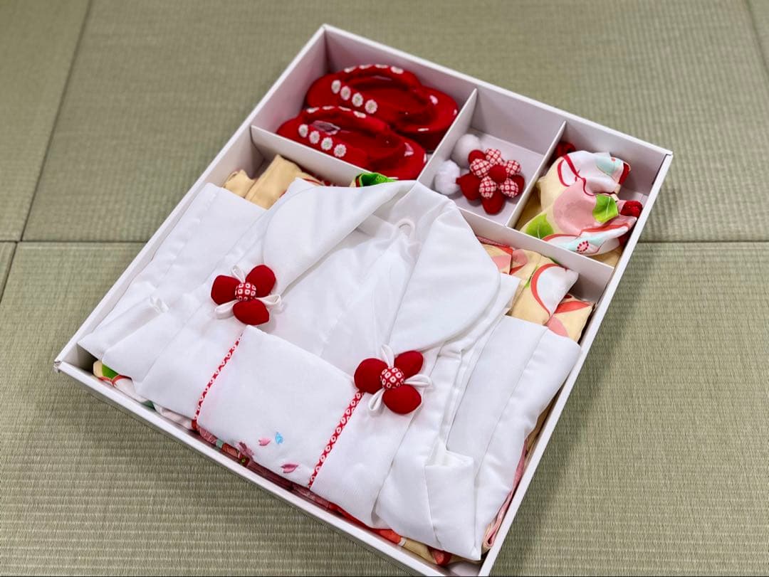 【美品】七五三 着物 3歳 女の子 9点被布セット