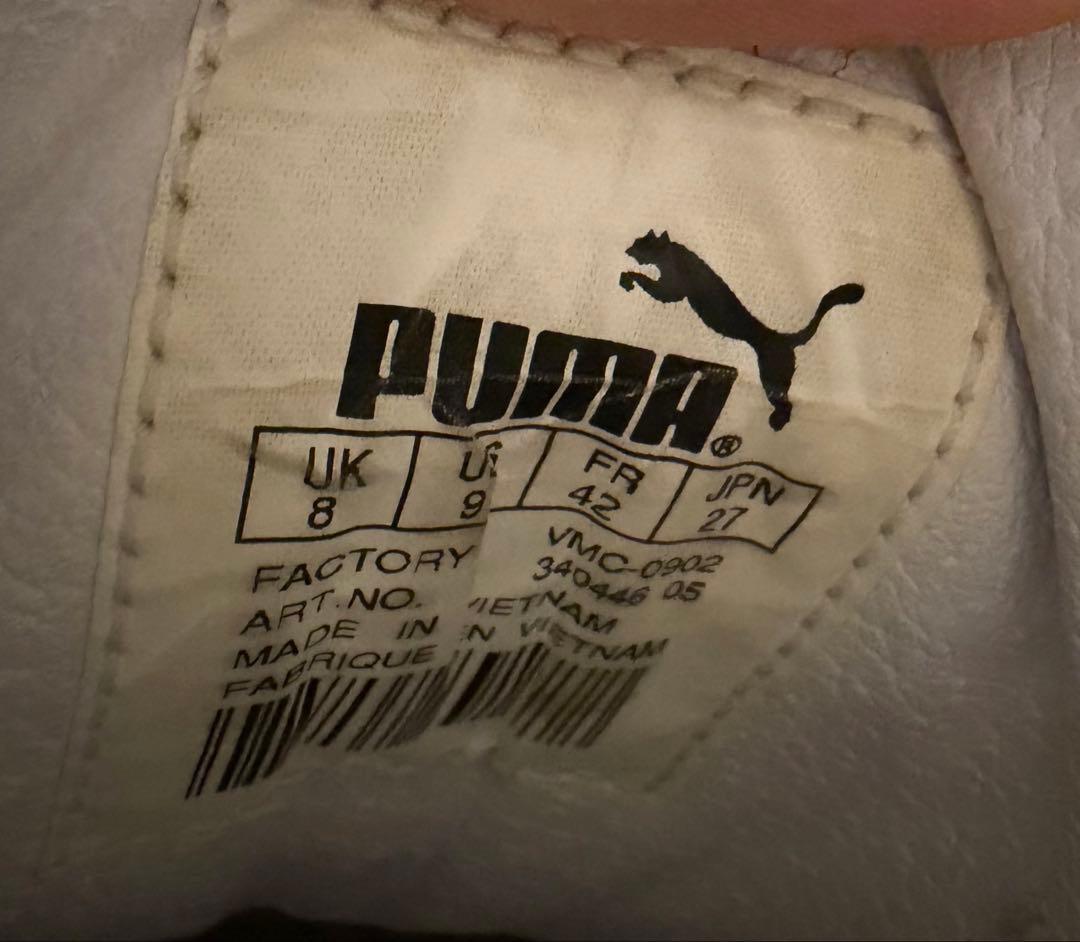 JIL SANDER x PUMA ホワイト オレンジ　スニーカー