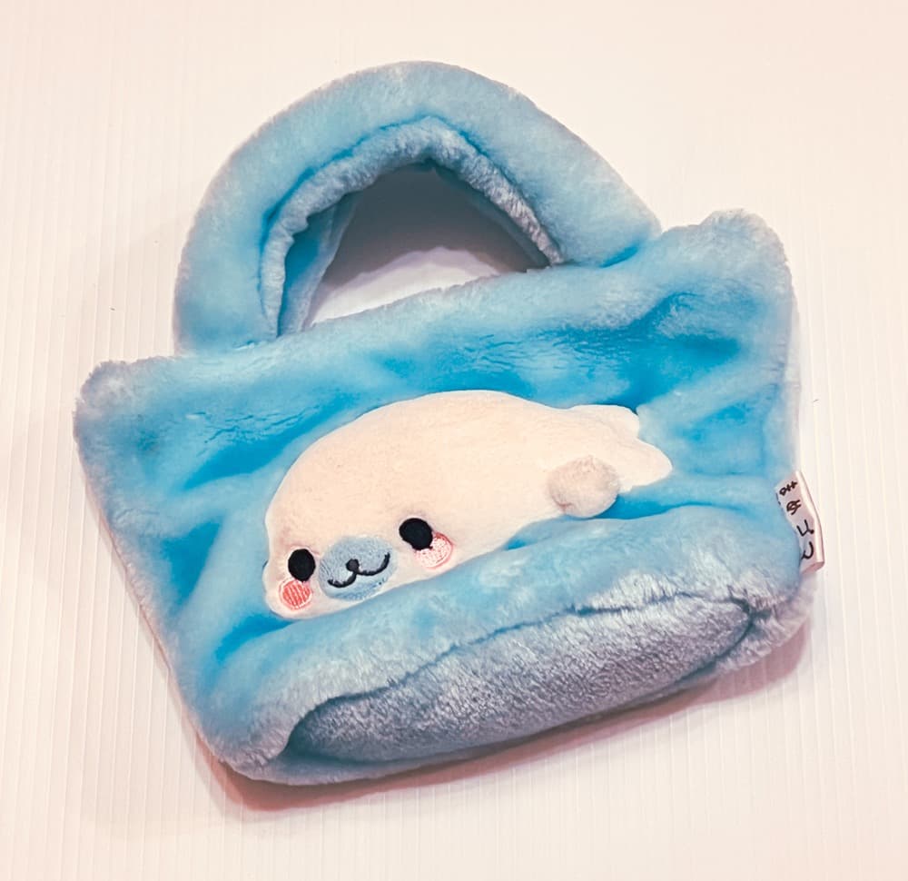 まめゴマ　ぬいぐるみトートバッグ　ボア　希少　レア物