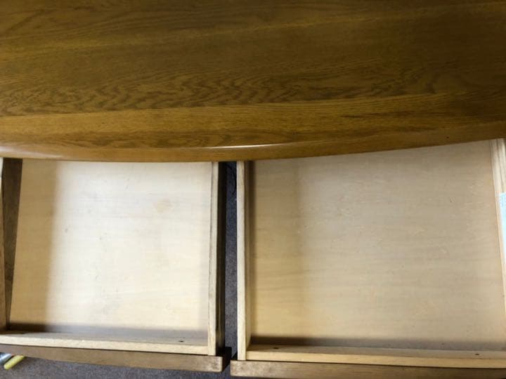 【送料込み】天然木 学習机 勉強机 ③ 机