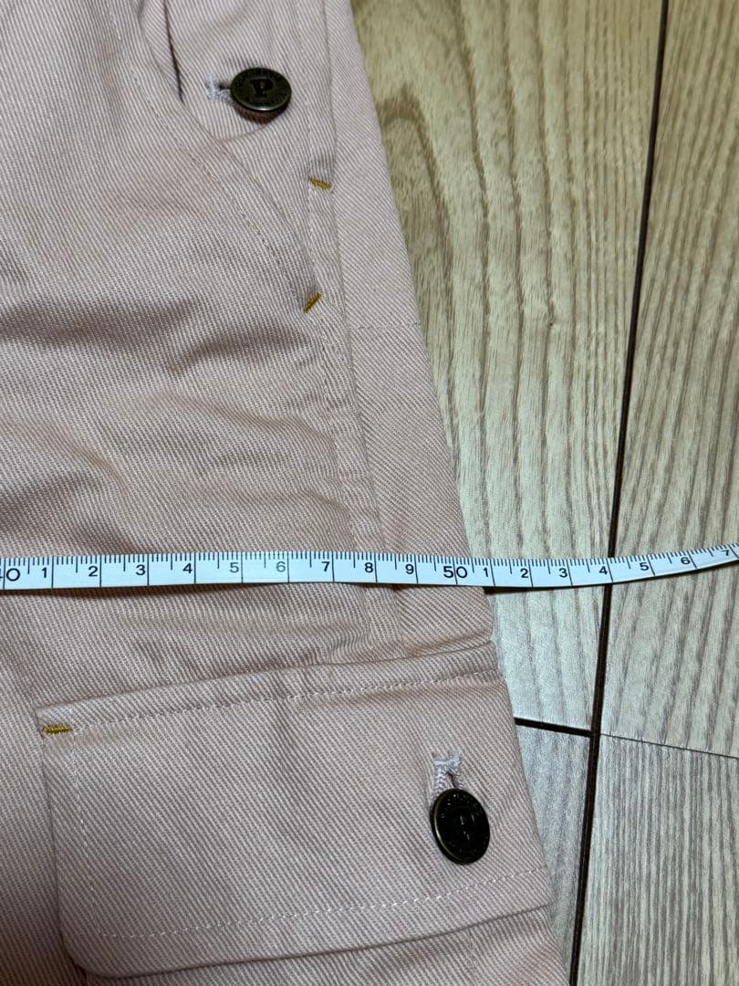 ピンクハウス　くまさん刺繍サロペットジャンパースカート