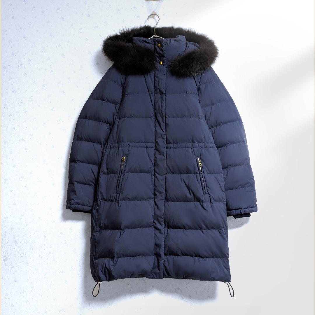 Amys⭐︎様 良品 IENA フォックスファー ロングダウン 2way フード