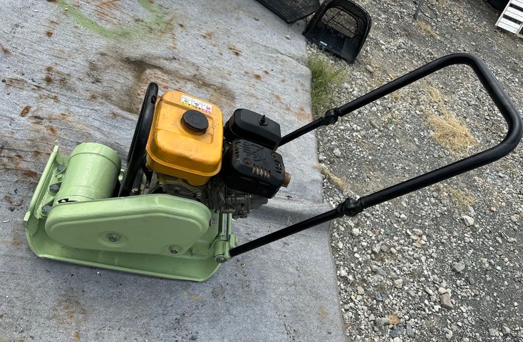 明和 KP60 プレートコンパクター 中古 動作品 日本製メンテナンス済み