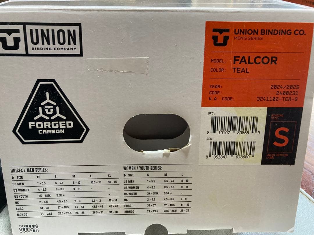 UNION 24-25 ファルコア　Sサイズ