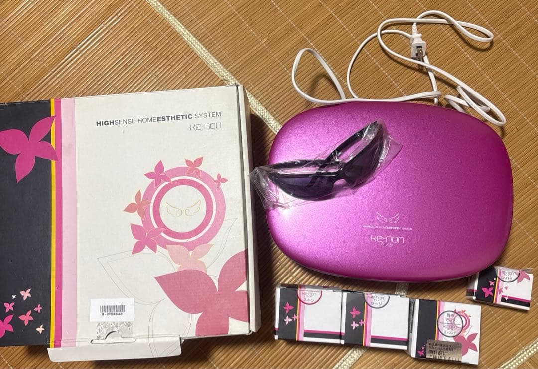 脱毛器 ケノン ver.7.0 中古品 カードリッジ付き