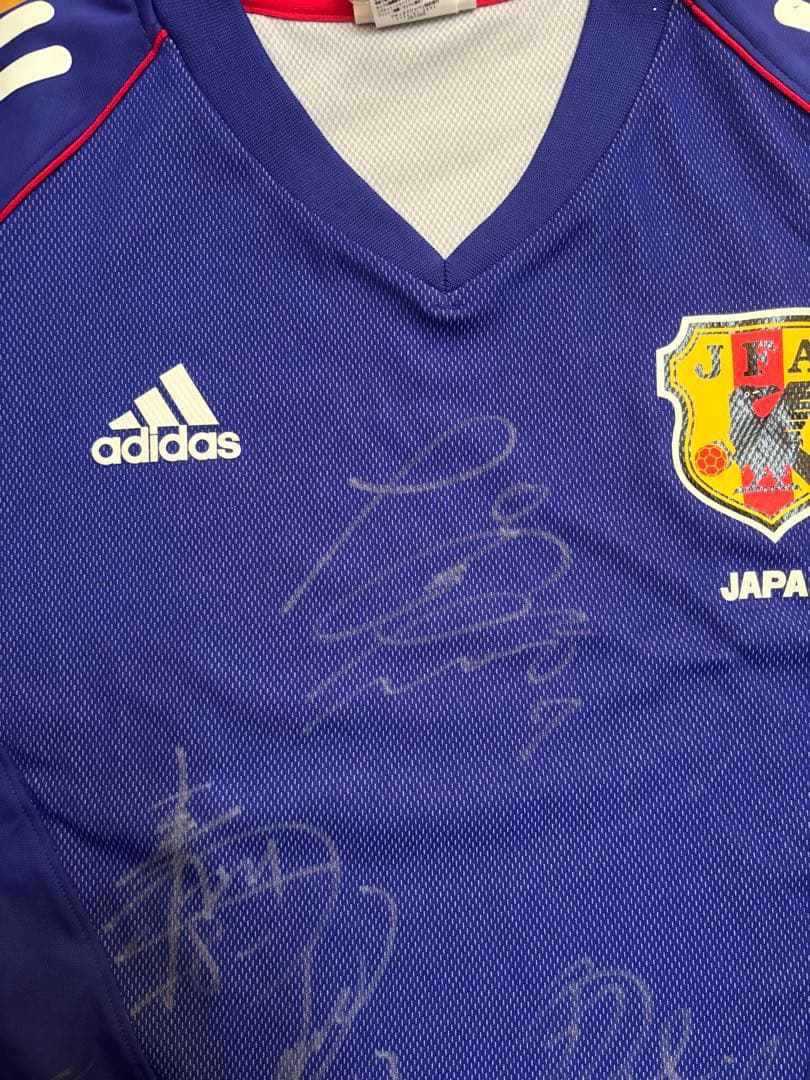 2002年サッカー日本代表 サイン入りシャツ