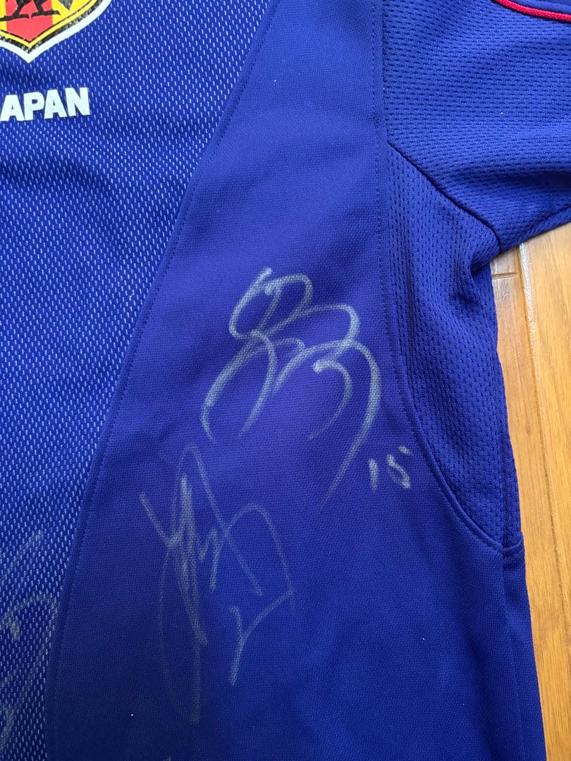 2002年サッカー日本代表 サイン入りシャツ