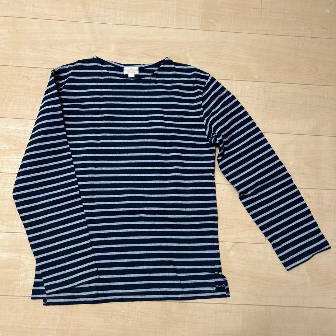 BUTCHER PRODUCTS ストライプ長袖カットソー