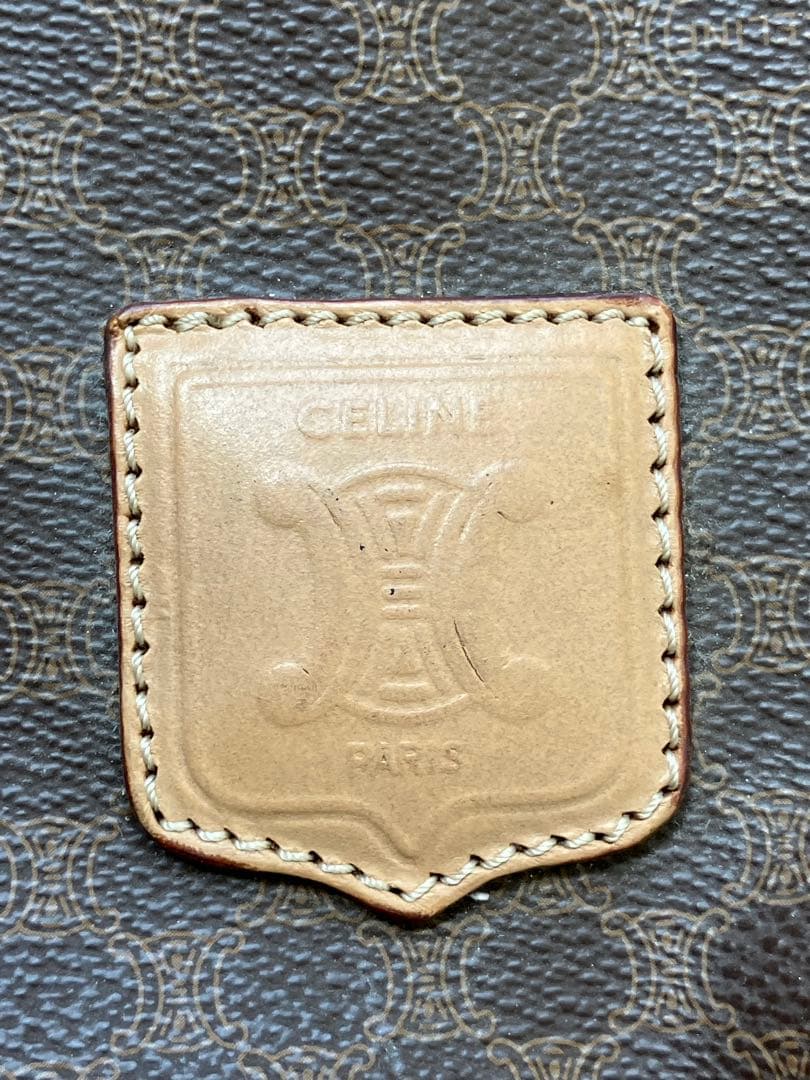 コージー！セリーヌ マカダム ボストンバッグ カデナ＆クロシェット付き