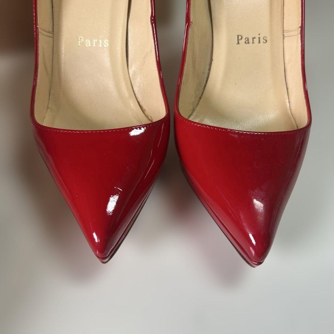 【sk/8.22/20】Christian Louboutin レッドハイヒール