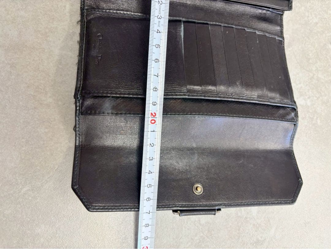 Dior 二つ折り財布 ブラック