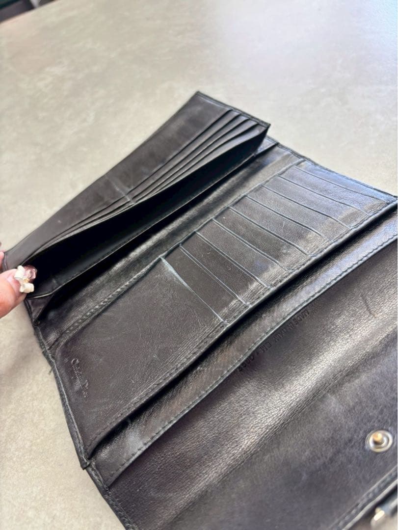 Dior 二つ折り財布 ブラック