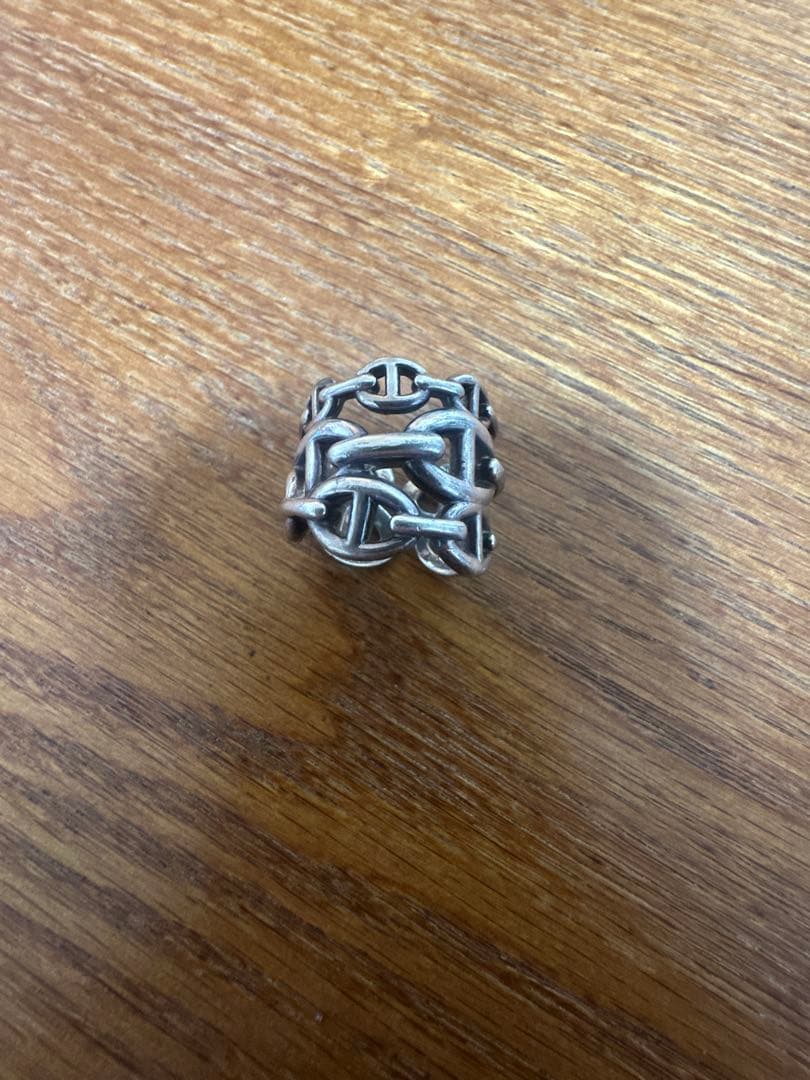 エルメス シェーヌダンクル リング Ag925 シルバー925 指輪 サイズ55