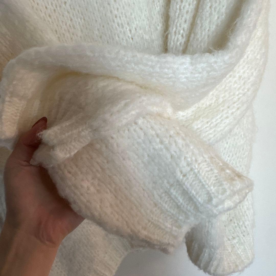 トリコットジーンマルク SLOBE別注 PO KNIT ホワイト