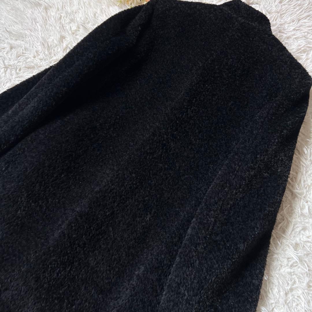 MaxMara マックスマーラ 白タグ アルパカ ボア チェスター コート