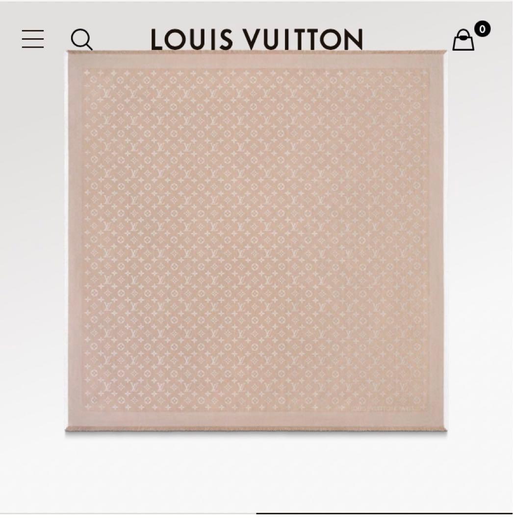 ルイヴィトン　ストール　モノグラム　シャンパンベージュ　結婚式