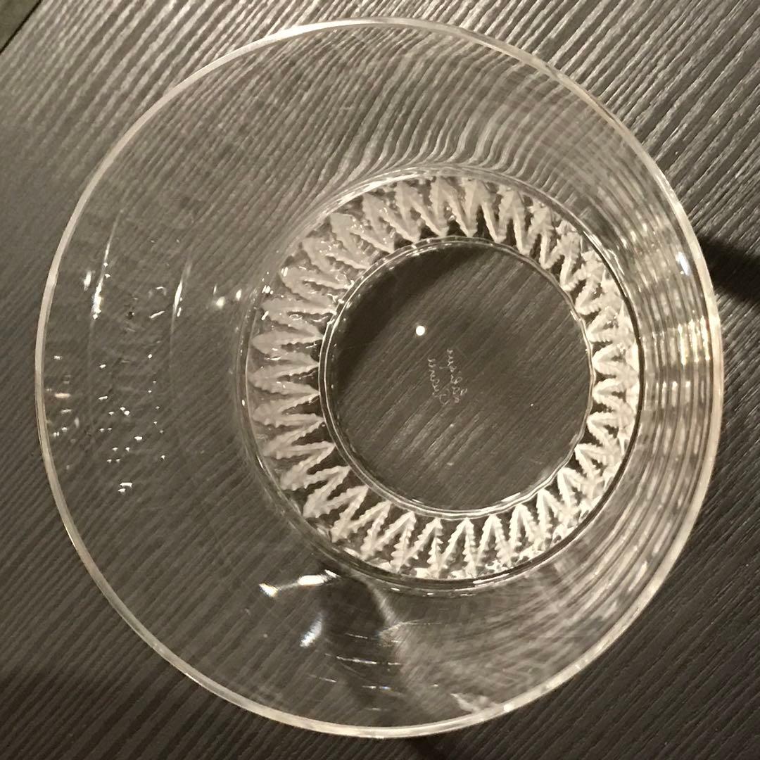 希少ラリックLaliqueシャンピニーChampigny★クリスタルサラダボウル