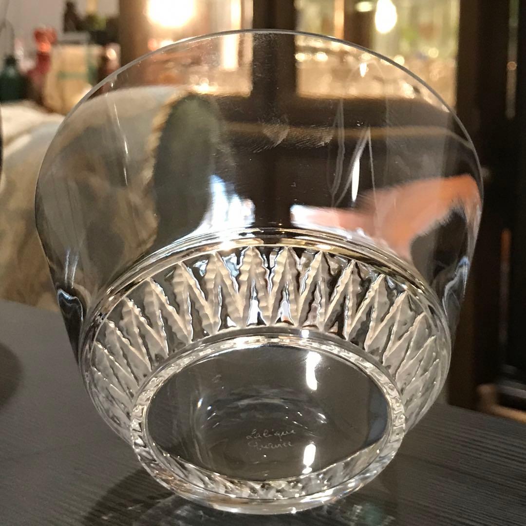 希少ラリックLaliqueシャンピニーChampigny★クリスタルサラダボウル