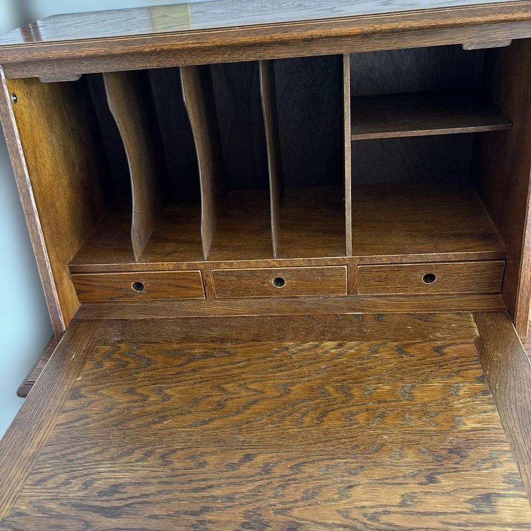 オーク材クラシックデスク