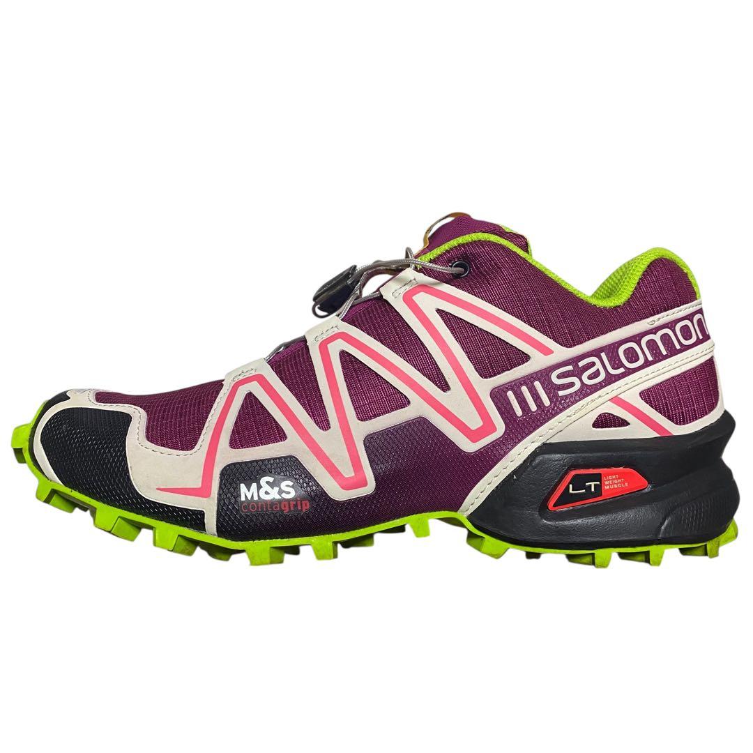 SALOMON サロモン　24cm Speedcross 3﻿ スニーカー 紫色