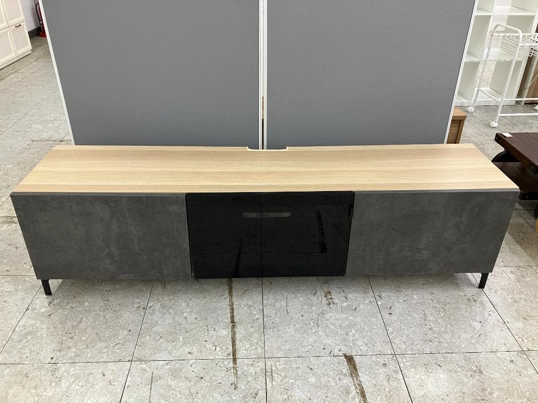 IKEA テレビボード BESTA KALLVIKEN グレー ベージュ