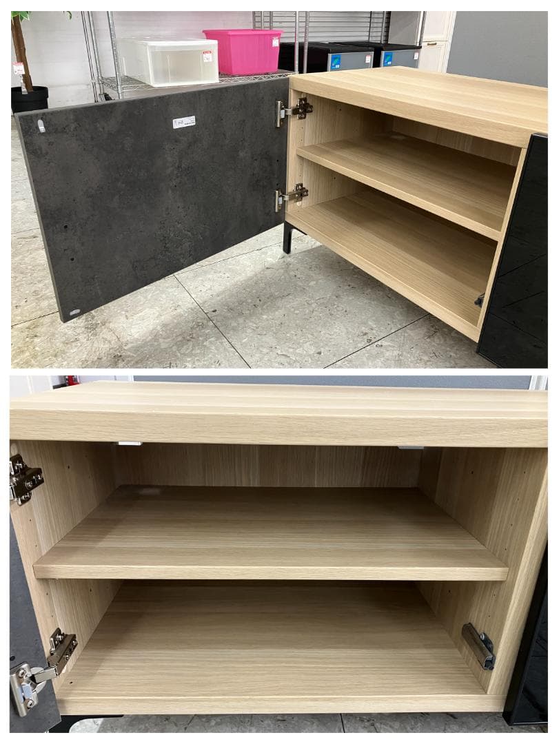 IKEA テレビボード BESTA KALLVIKEN グレー ベージュ