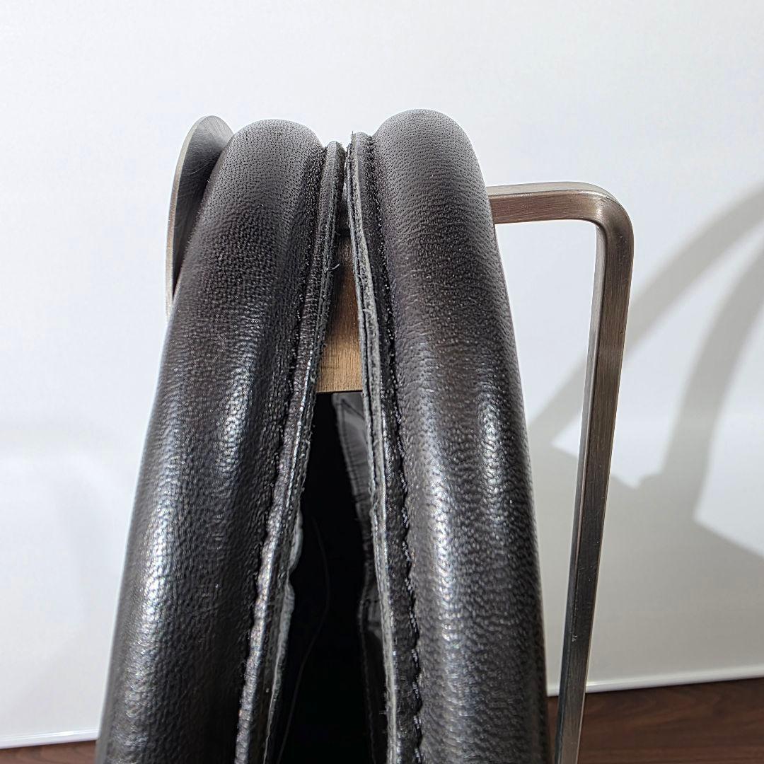 wjk レザー 大容量 軽量 トートバッグ 黒 ブラック