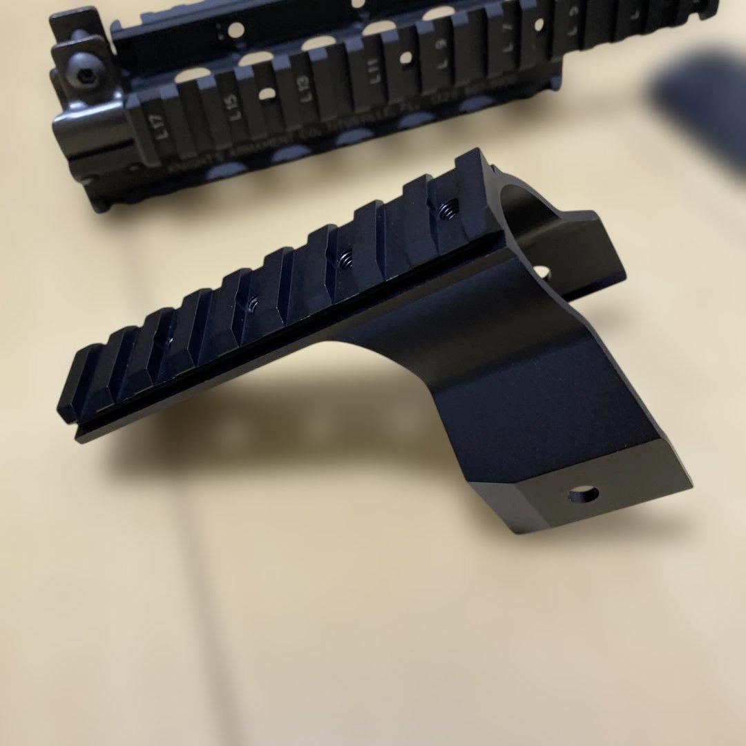 次世代mp5対応 vfc mp5 レールハンドガード 他社製アッパーレール付