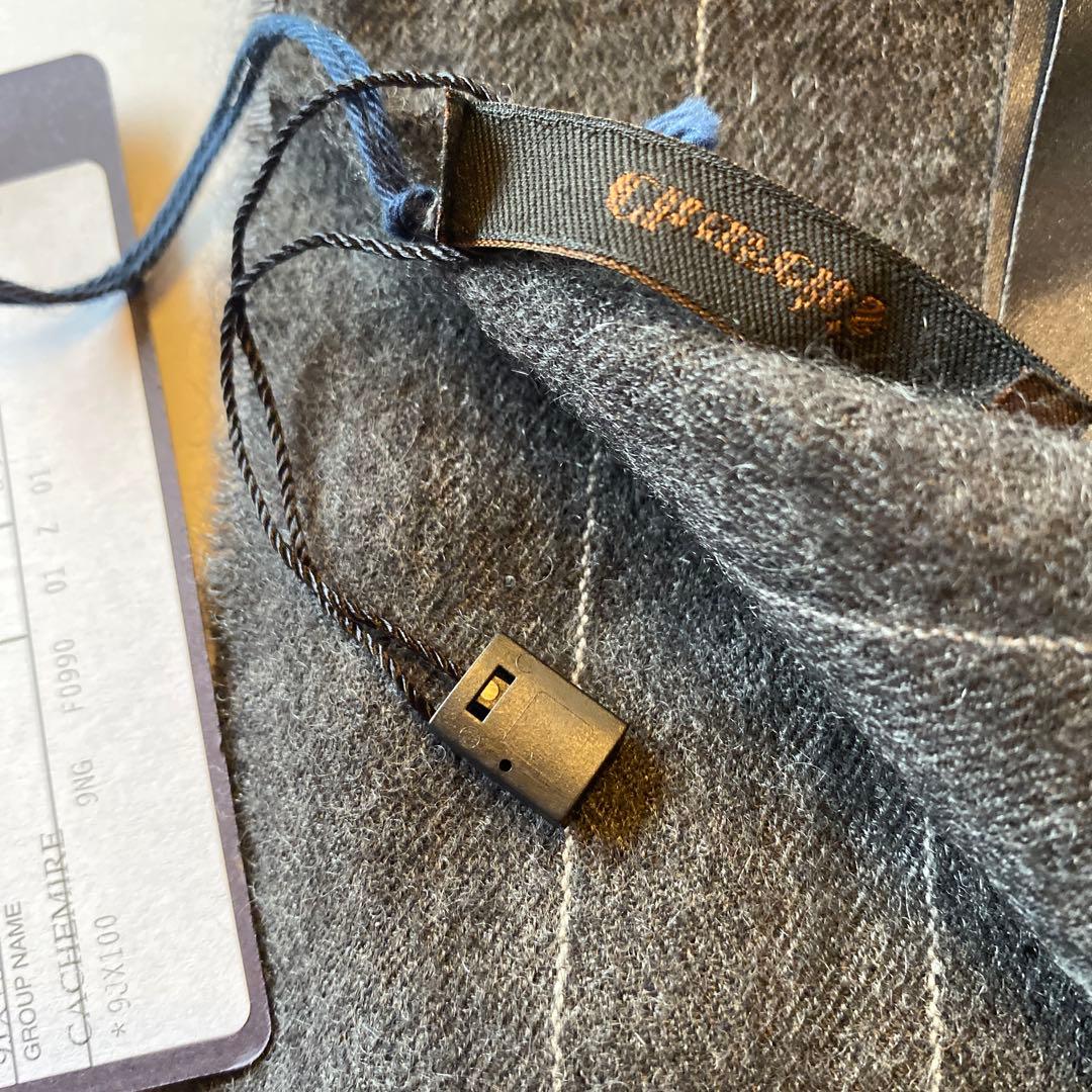 PRADA. カシミヤ100%正規品075made in Italy新品マフラー